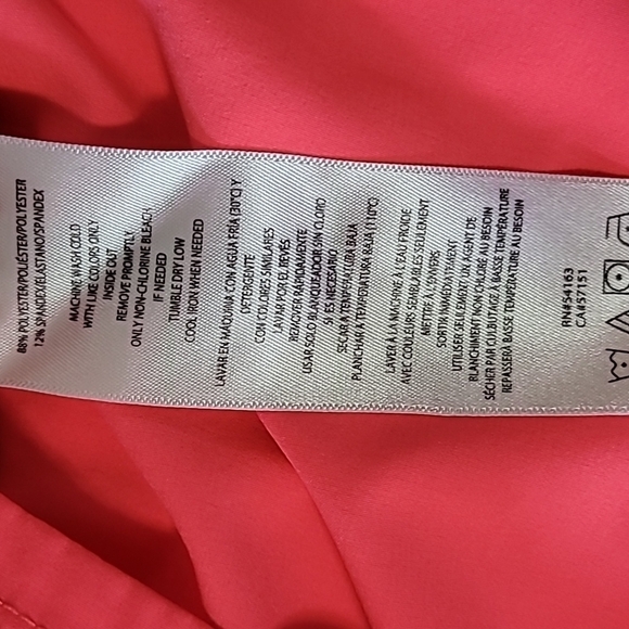 Calvin Klein Performance Quick Dry Women's Workout Top Size Medium Pink - Picture 5 of 7